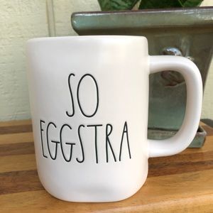 Rae Dunn SO EGGSTRA mug